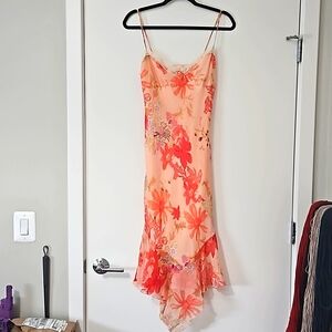 Vintage 90s Flowy Maxi Sundress by City Triangles